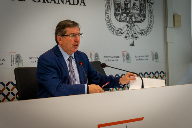 El coordinador del Grupo Municipal Popular, Luis González (PP) 