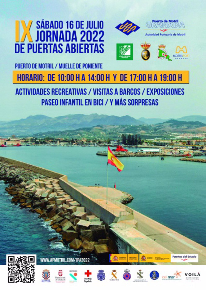 Cartel de las jornadas de puertas abiertas (PUERTO DE MOTRIL) 