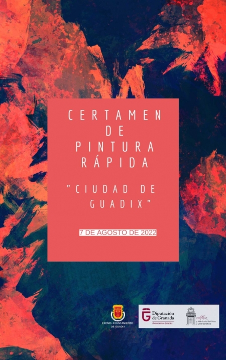 Cartel del Certamen de Pintura Rápida (AYTO. GUADIX)