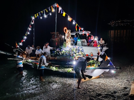 Embarque de la Virgen del Carmen en La Herradura (AYTO. ALMUÑÉCAR) 
