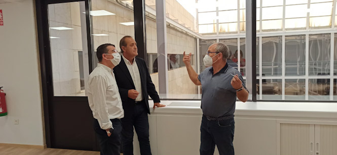 Imagen de la visita a las nuevas instalaciones judiciales (JUNTA)