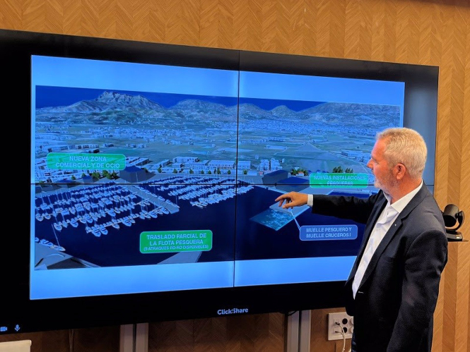 El presidente de la Autoridad Portuaria de Motril, José García Fuentes (PUERTO DE MOTRIL) 