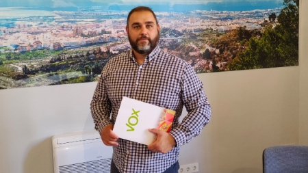 El portavoz de Vox en el Ayuntamiento de Motril, Miguel Ángel López (VOX) 