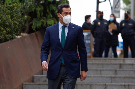 El presidente de la Junta de Andalucía, Juanma Moreno, en imagen de archivo (ÁLEX CÁMARA - EUROPA PRESS) 