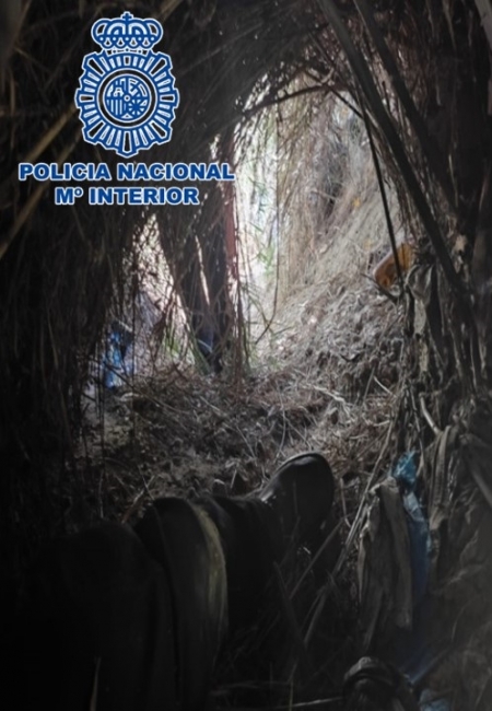 Zulo donde escondían el botín (POLICÍA NACIONAL) 