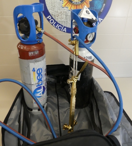 Herramientas intervenidas (POLICÍA NACIONAL) 