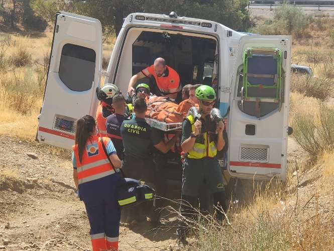 Imagen del rescate (GUARDIA CIVIL) 