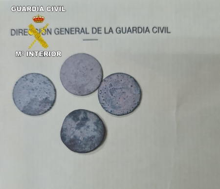 Monedas expoliadas (GUARDIA CIVIL) 