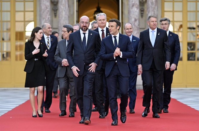 Cumbre de la Unión Europea en Versalles, Francia (ERIC LALMAND / BELGA PRESS / Contacto Photo) 