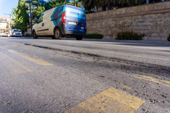 Estado de una calle de Granada (PP) 