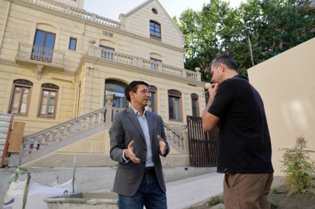 Visita al antiguo hospital de la Salud (JAVIER ALGARRA / AYUNTAMIENTO) Visita al antiguo hospital de la Salud (JAVIER ALGARRA / AYUNTAMIENTO)