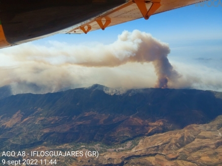 Incendio en `Los Guajares` (AYTO. GRANADA) 