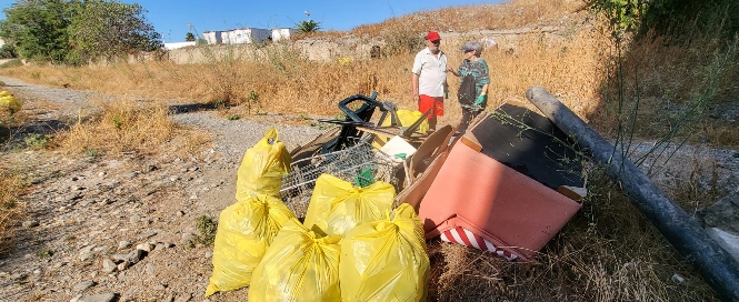 Residuos recogidos en Río Verde (AYTO. ALMUÑÉCAR) 