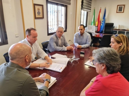 Imagen de la visita al Ayuntamiento de Pulianas (DIPGRA)