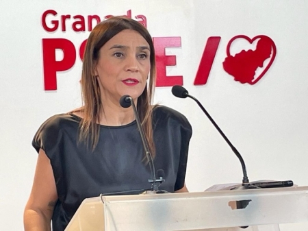La parlamentaria andaluza del PSOE, Olga Manzano (PSOE)