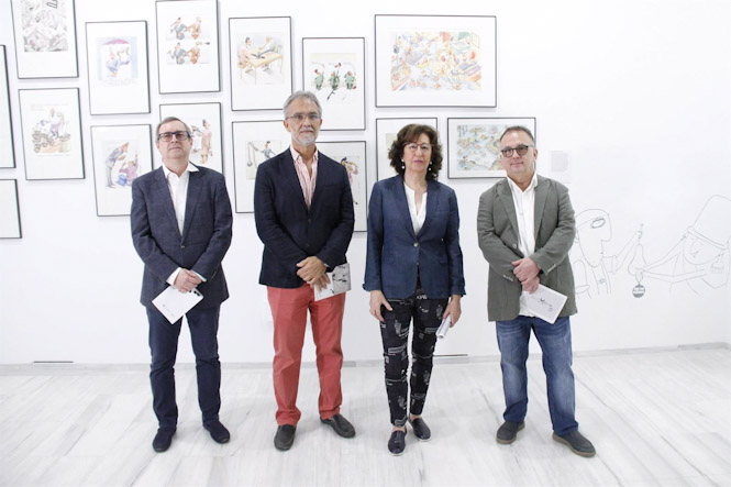 Presentación de la exposición `La Transición en su tinta. Martínmorales` (UGR)