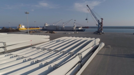 Exportación de palas para aerogeneradores (PUERTO DE MOTRIL)