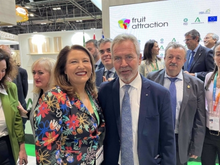 Carmen Crespo y José García Fuentes, en Fruit Attraction (PUERTO DE MOTRIL)