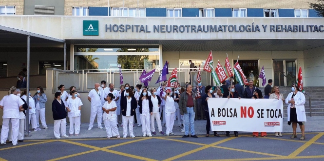 Imagen de la concentración (CCOO)