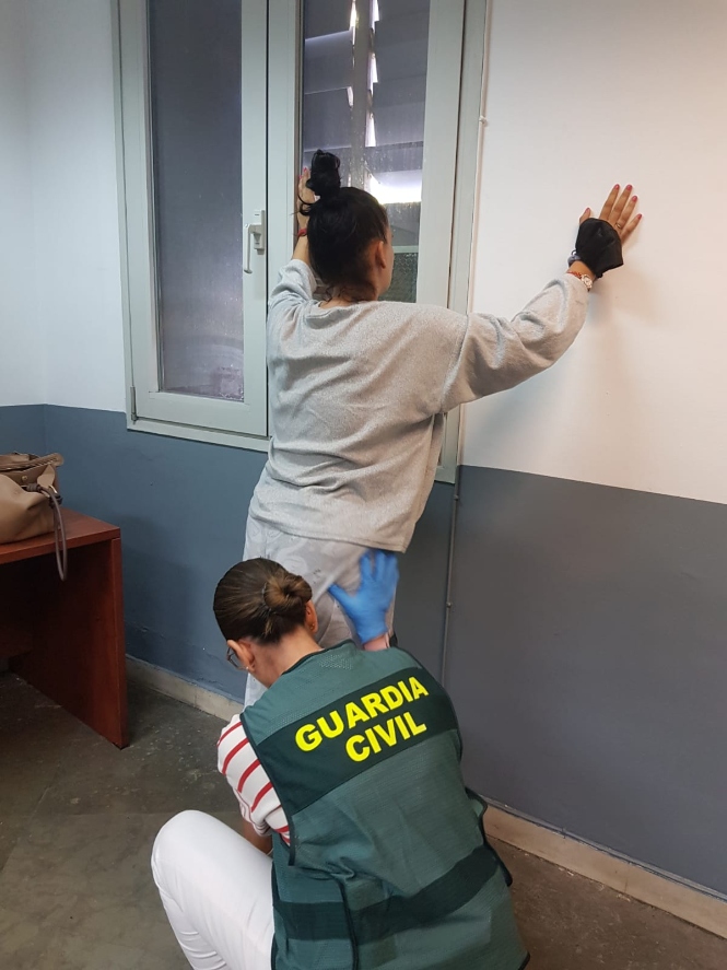 Imagen de la detención (GUARDIA CIVIL) 