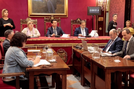 Pleno del Ayuntamiento de Granada, en imagen de archivo (AYUNTAMIENTO)