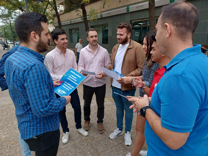 Rueda de prensa de Juventudes Socialistas (PSOE)
