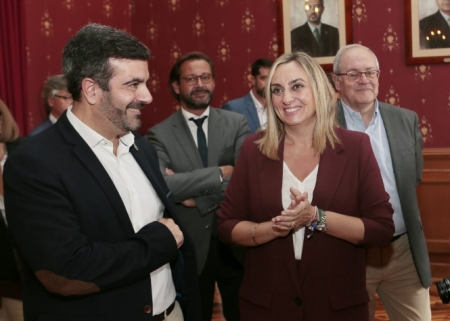 Marifrán Carazo junto a Joaquín Camacho (JUNTA) 