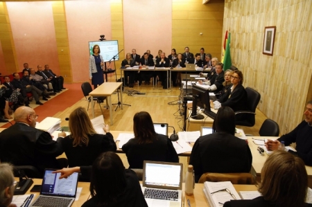 Primera sesión del juicio por el caso Serrallo, a principios de febrero de 2020 (EUROPA PRESS-ÁLEX CÁMARA / ARCHIVO) 