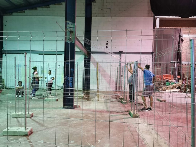 Preparativos del pasaje del terror (AYTO. VEGAS DEL GENIL) 