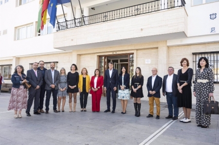 Visita del delegado del Gobierno en Andalucía, Pedro Fernández, al Ayuntamiento de Armilla (AYUNTAMIENTO) 