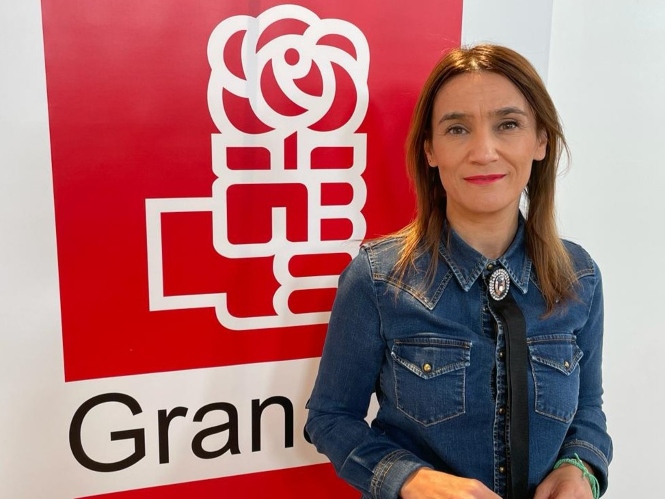 La parlamentaria andaluza del PSOE, Olga Manzano (PSOE) 