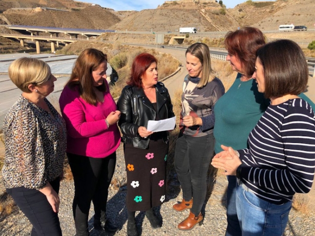 Imagen de la visita a la A7 (PSOE) Imagen de la visita a la A7 (PSOE)