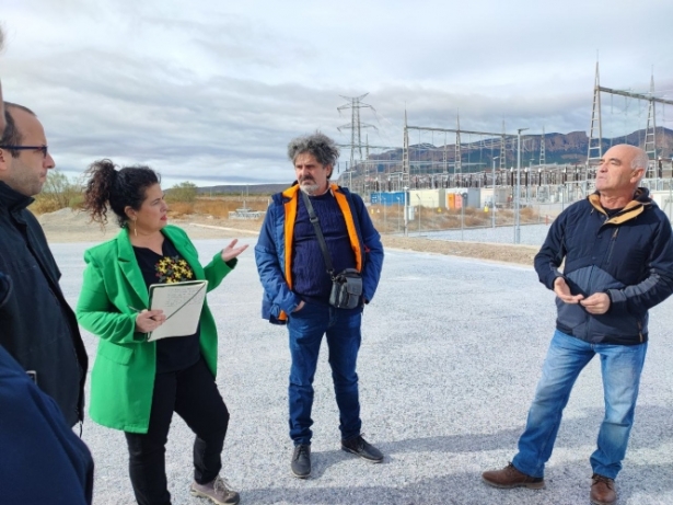 Imagen de la visita a la subestación de Baza (ADELANTE) Imagen de la visita a la subestación de Baza (ADELANTE)