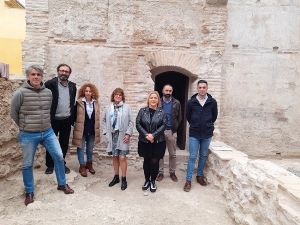 Visita a los baños árabes, cuya primera fase de restauración ya ha finalizado (AYTO. LA ZUBIA)