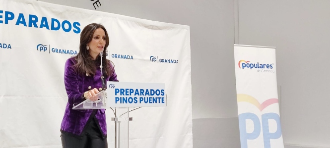 La candidata del PP en Pinos Puente, Cristina Guzmán (PP)