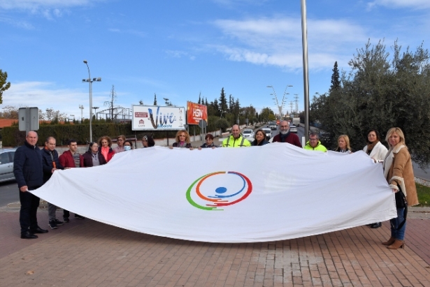 Bandera de la diversidad funcional (AYTO. ALBOLOTE)