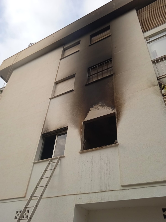 Vivienda donde se produjo el incendio (AYTO. ALMUÑÉCAR) 