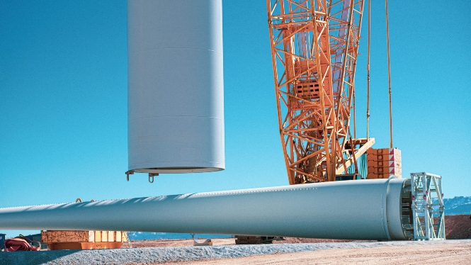 Construcción del aerogenerador (GRUPO CUERVA) 