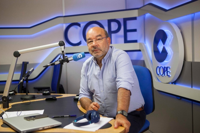 El periodista dela Cadena Cope, Ángel Expósito (AYTO. GUADIX)
