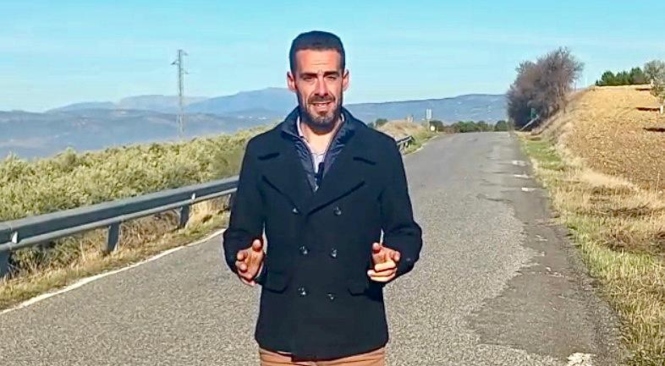 El coordinador de VOX en Salar, Alberto Moreno Membrilla (VOX)