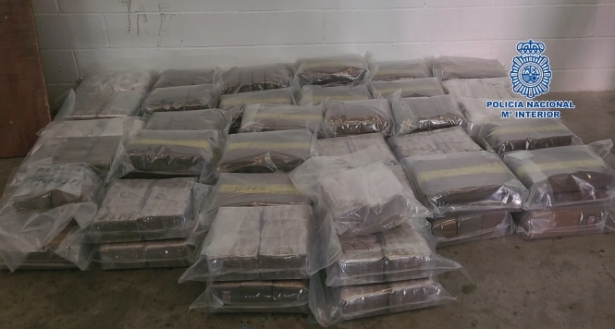 Hachís incautado (POLICÏA NACIONAL)