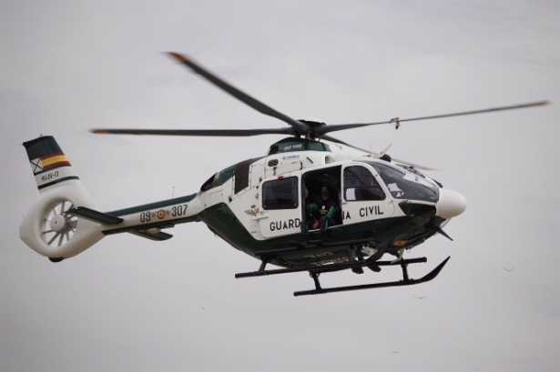 Un helicóptero de la Guardia Civil (ALEJANDRO MARTÍNEZ VÉLEZ - EUROPA PRESS) 