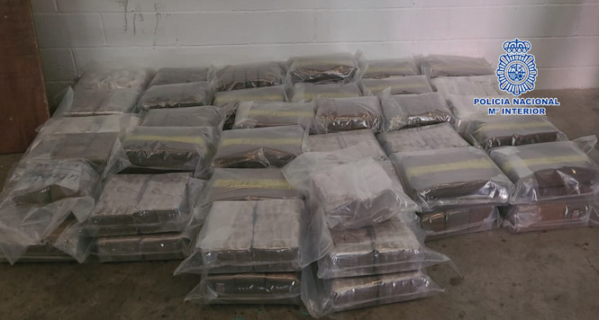 Droga incautada (POLICÍA NACIONAL)