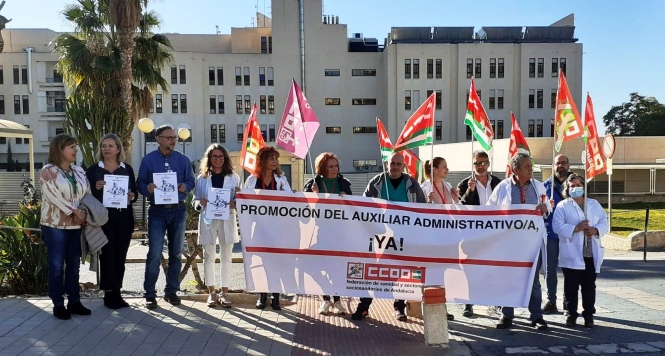 Imagen de la concentración (CCOO)