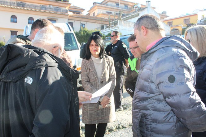 Imagen de la visita a Monachil (SUBDELEGACIÓN)