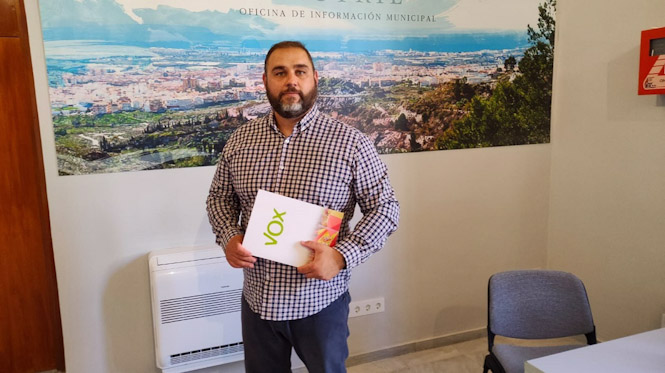 El vocal de Vox en la Mancomunidad de Municipios de la Costa Tropical de Granada, Miguel Ángel López. (VOX)