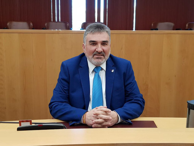 El portavoz del PP en el Ayuntamiento de Santa Fe, Juan Cobo (PP)