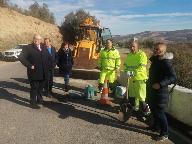 Imagen de la visita a la carretera (JUNTA)