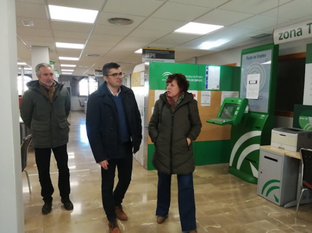 Imagen de la visita al SAE de Alhama (JUNTA)