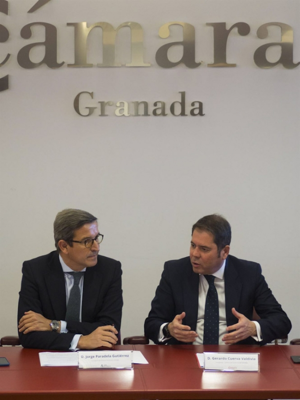 Encuentro de la Cámara de Granada con el consejero de Política Industrial y Energía, Jorge Paradela (CÁMARA GRANADA) Encuentro de la Cámara de Granada con el consejero de Política Industrial y Energía, Jorge Paradela (CÁMARA GRANADA)